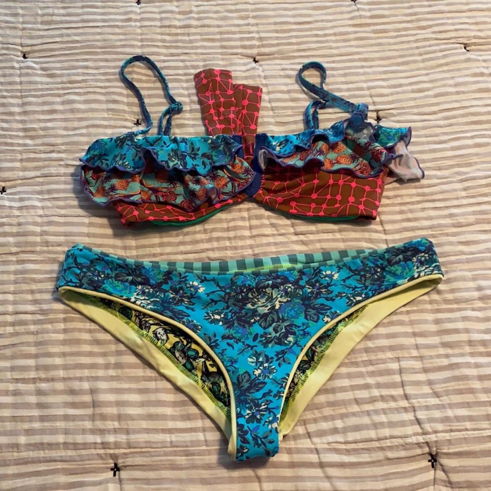 Multicolored Maaji bikini.